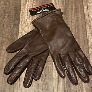 Townes Men's Brown Leather Gloves